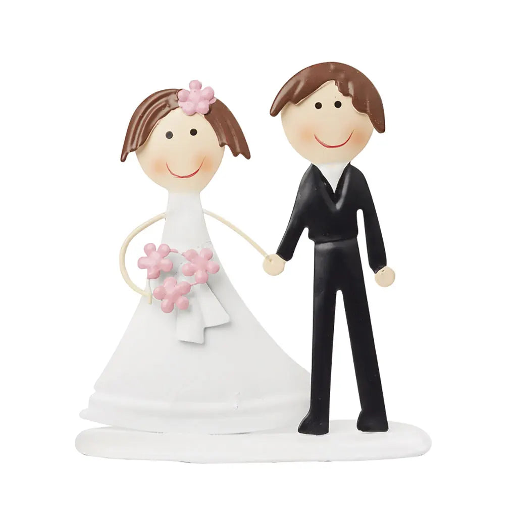 Wedding couple I, 9 x 10.5cm, metallic