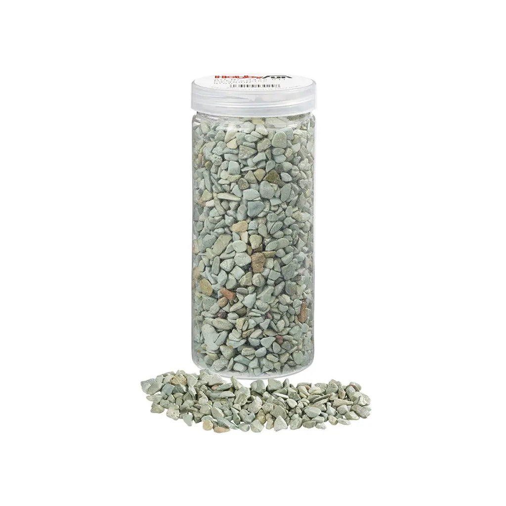Decorative stones, green, ca. 400g