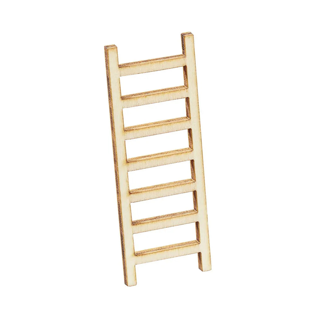 Ladder, 6 x 2 x 0.2 cm, nature bag with 2 pcs