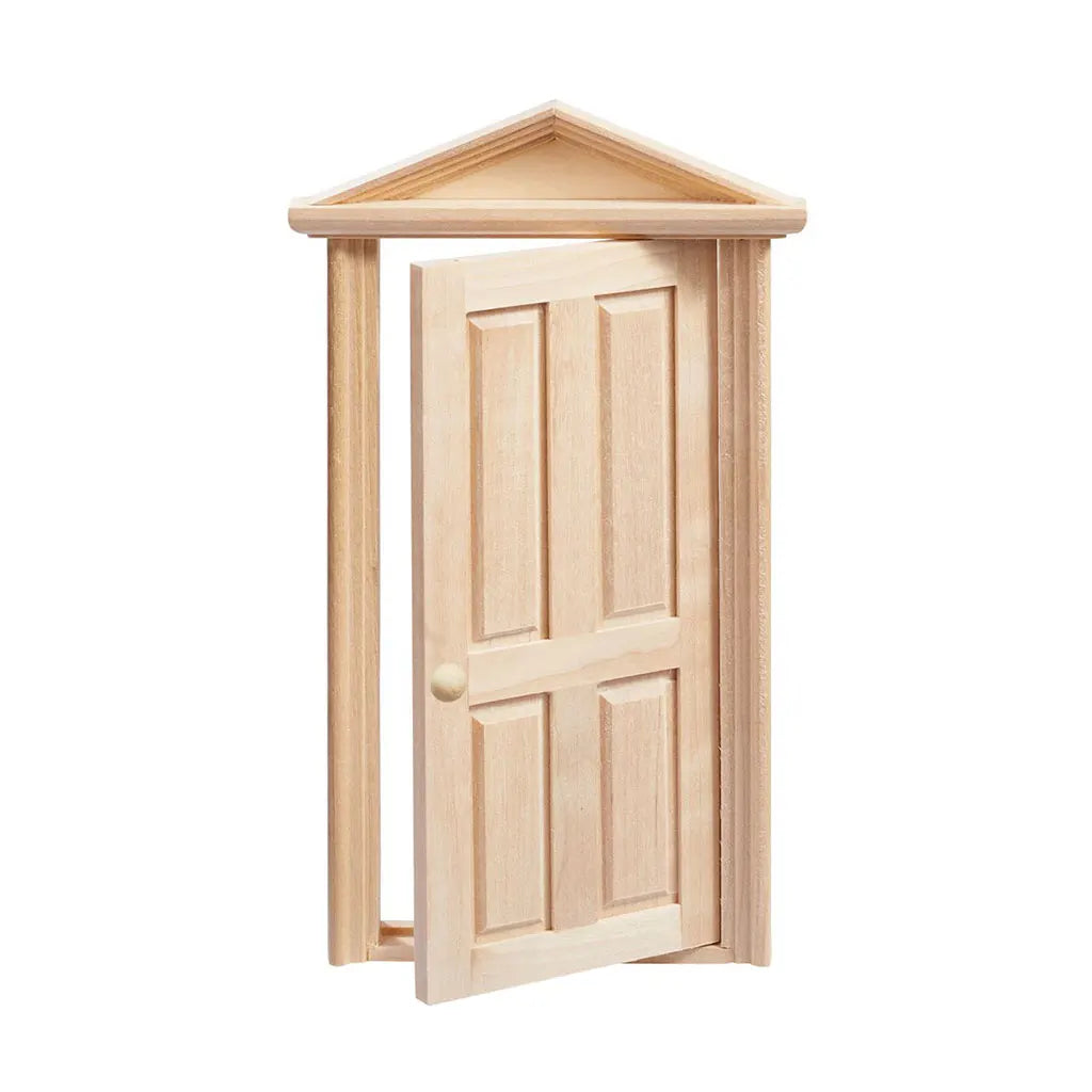 Wooden door VIII, 18 x 10.5 x 2cm, nature