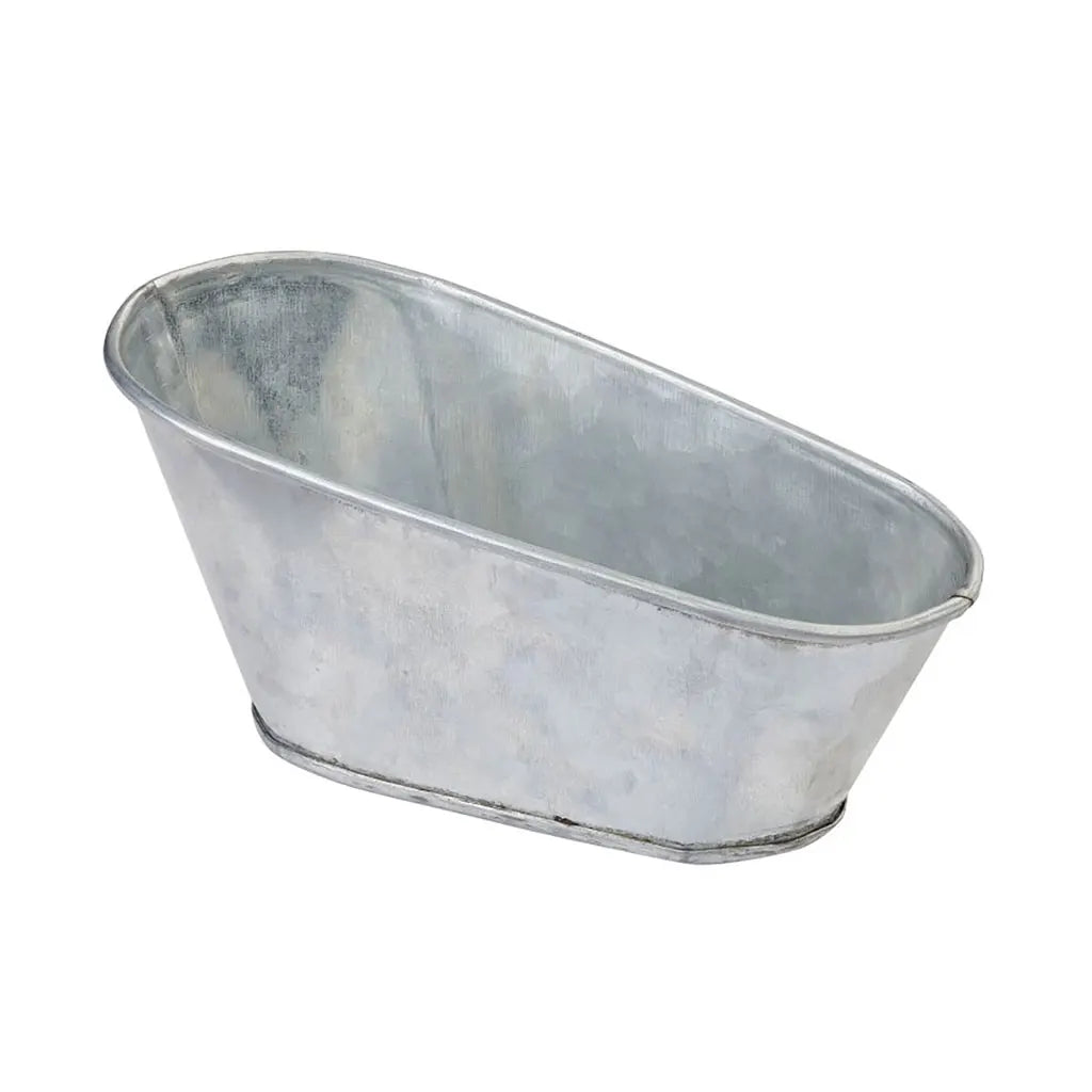 Zinc Tub, 13 x 6 x 6cm