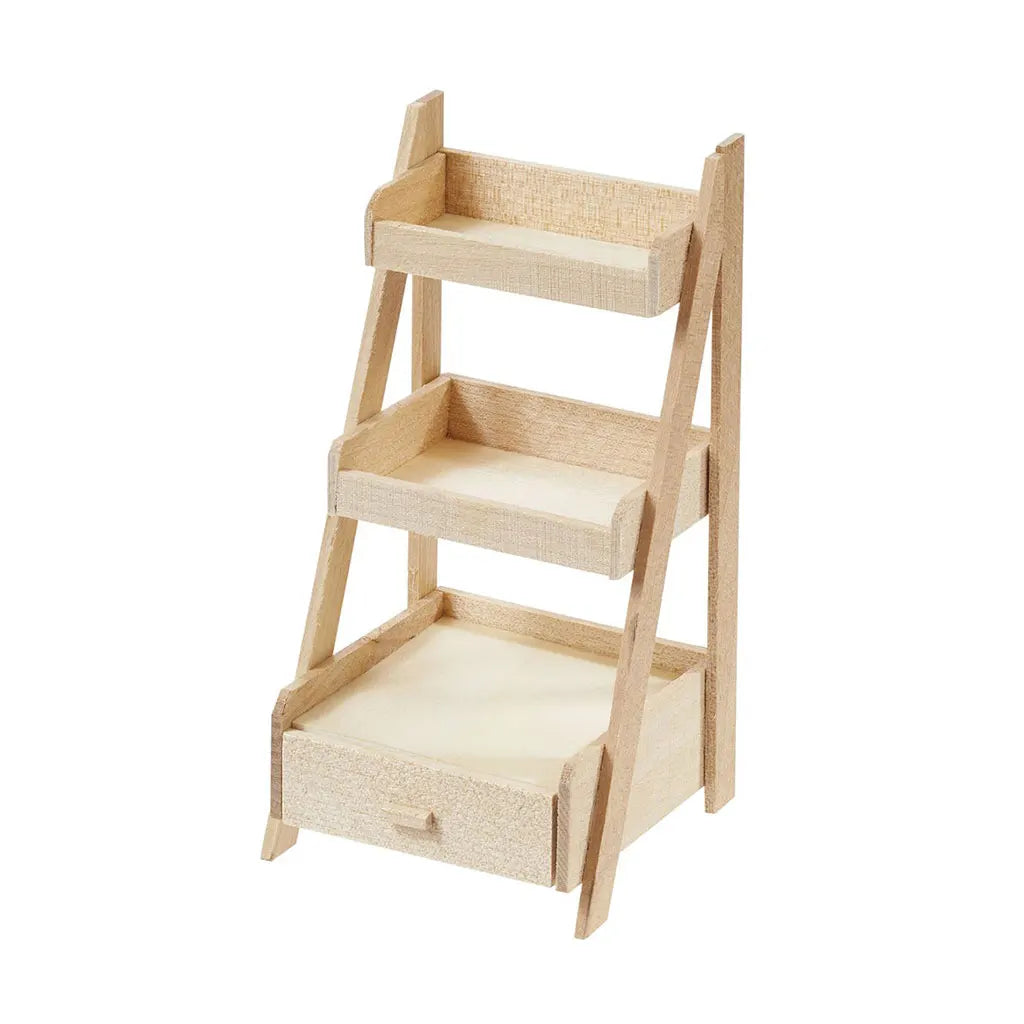 Stair Shapes Shelves, 5.1 x 5.1 x 10.9cm, Nature