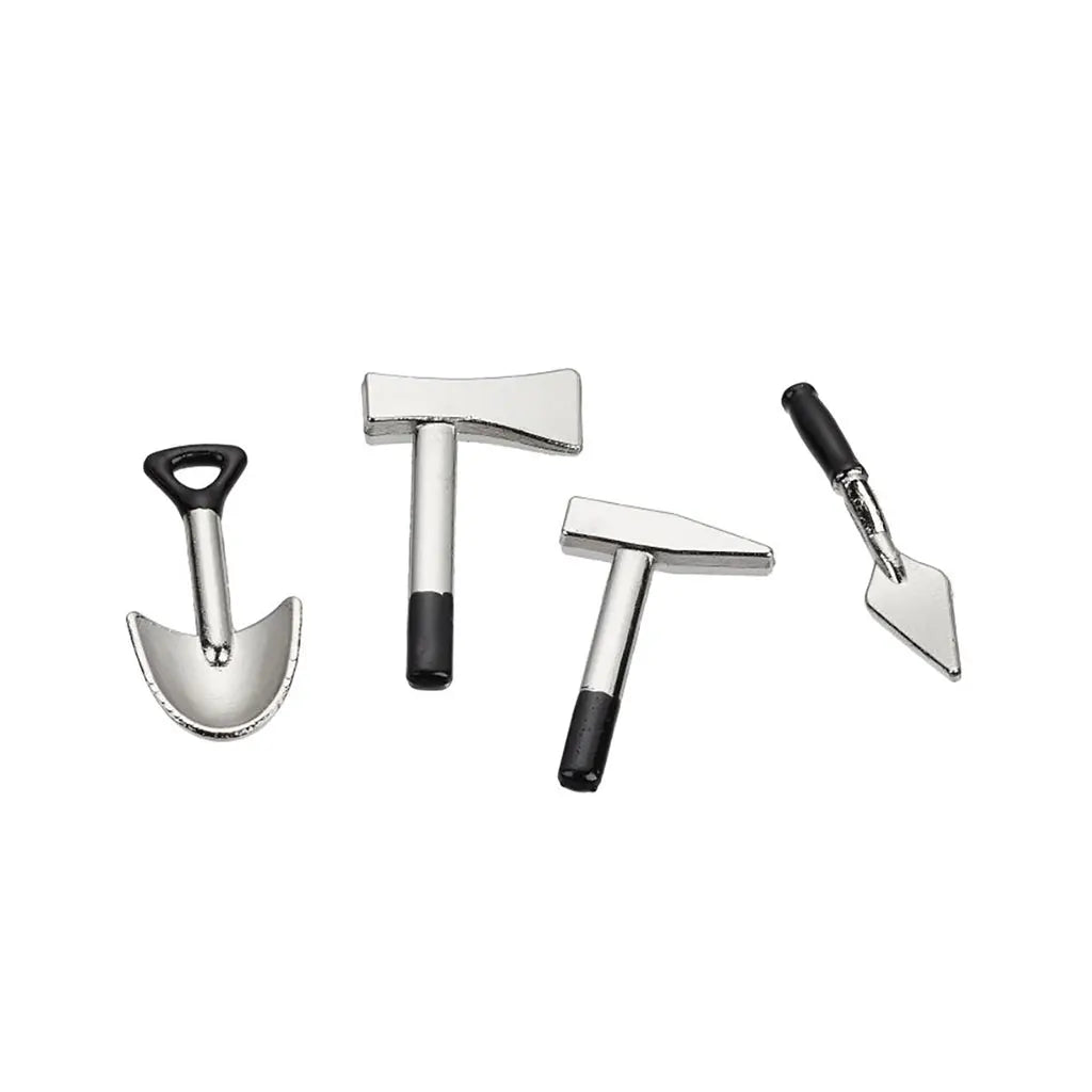 Miniature Garden Tool Set of 4, 2.1 to 2.5cm