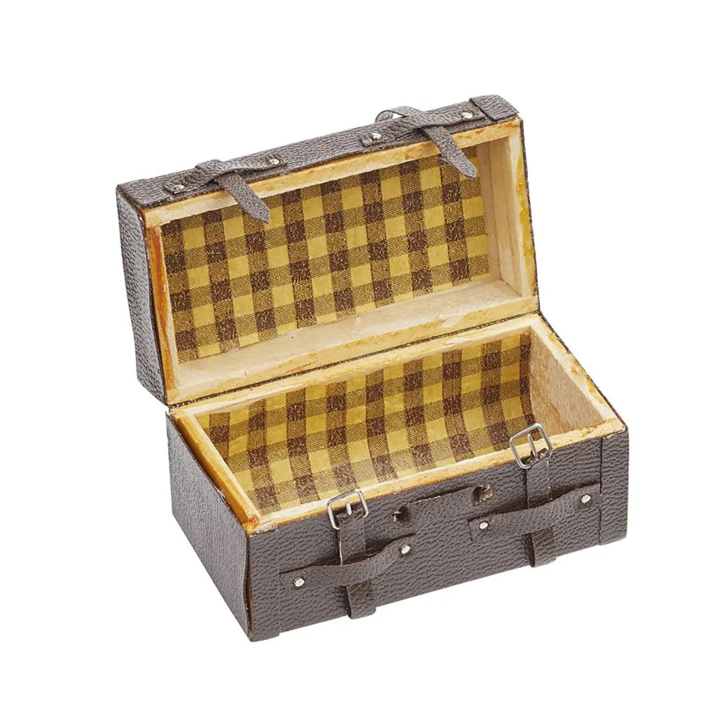 Miniature Suitcase That Opens, 5.8 x 3 x 3.1cm