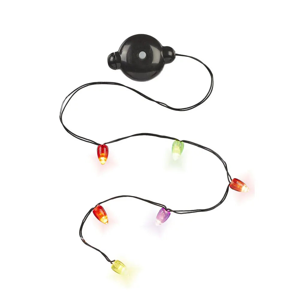 Miniature Mini-Led String Light s, 6 Lamps, 50cm, Multicoloured, With 2 Batteries