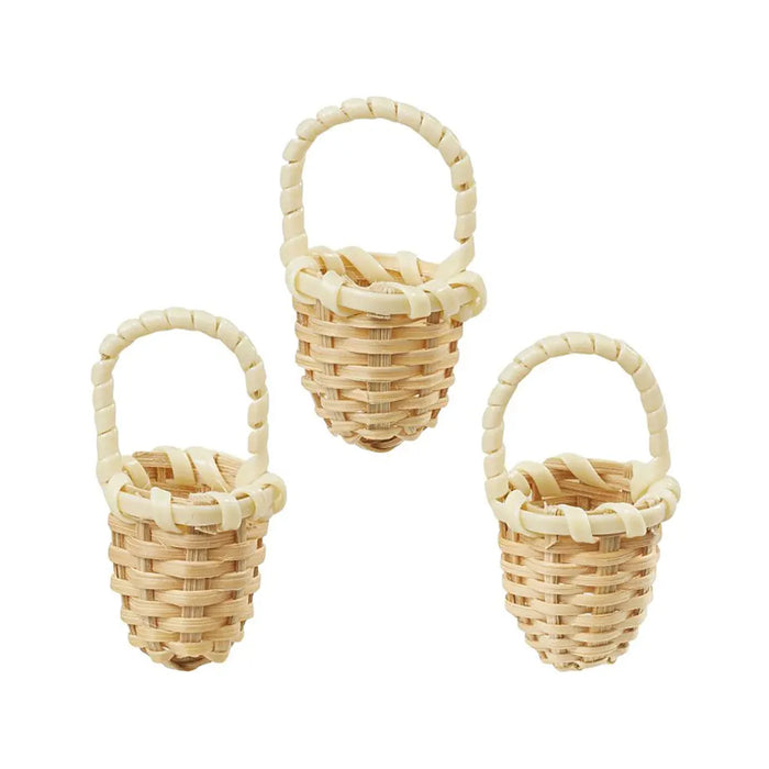 Mini Basket, 1.5 x 3cm, Nature