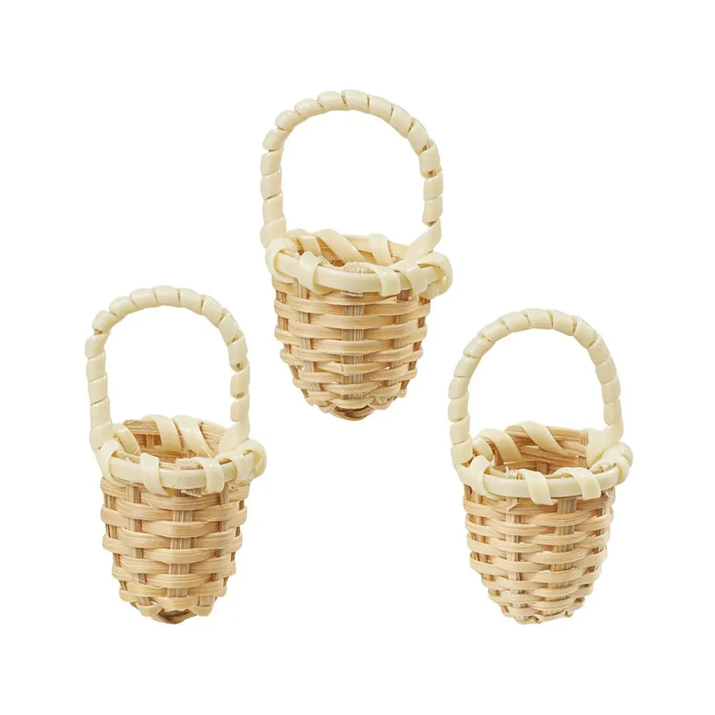 Mini Basket, 1.5 x 3cm, Nature