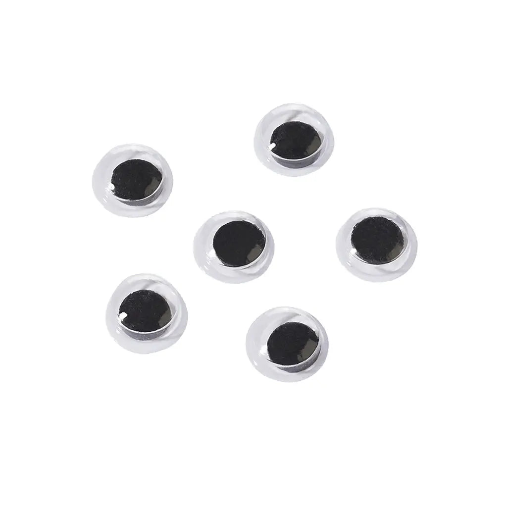 Googly Eyes 8mm, Bag with 120pcs