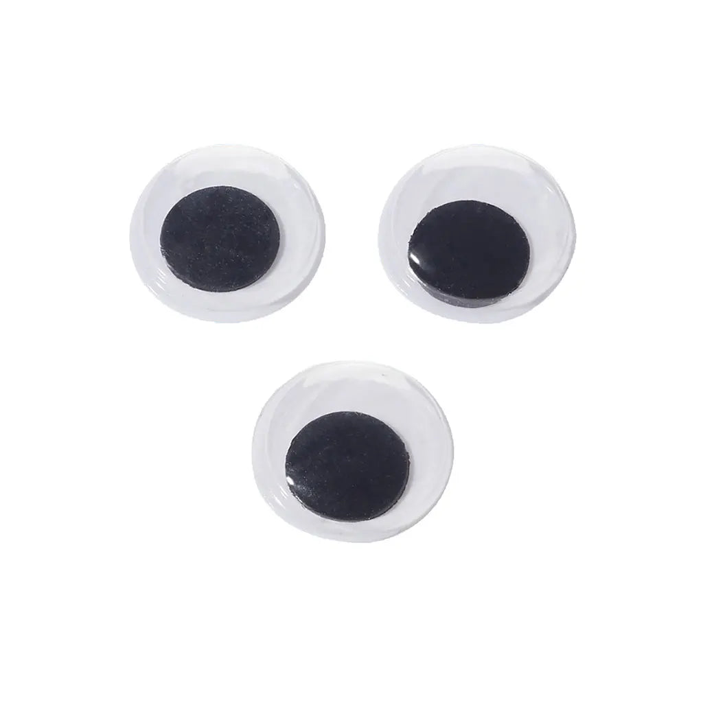 Googly Eyes 15mm, Bag with 50pcs