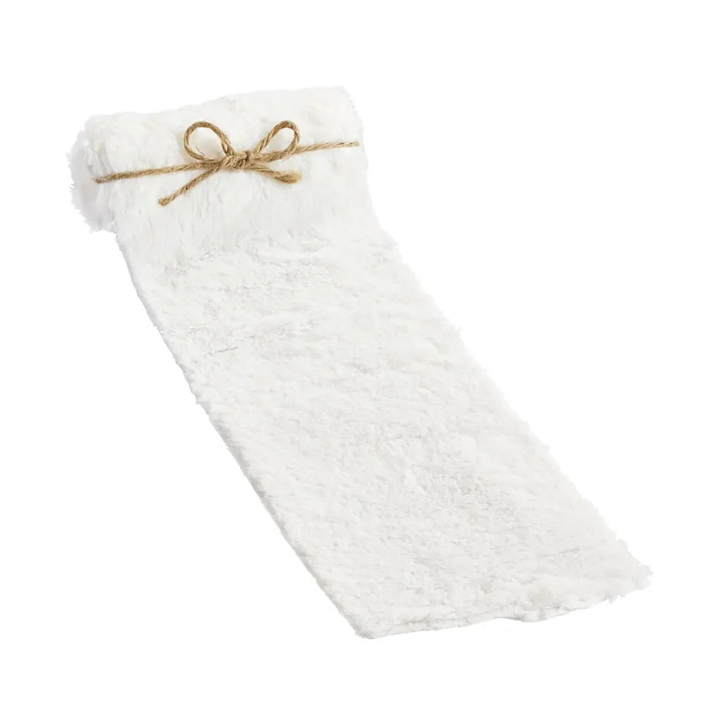 Plush Ribbon 4cm x 2m, White