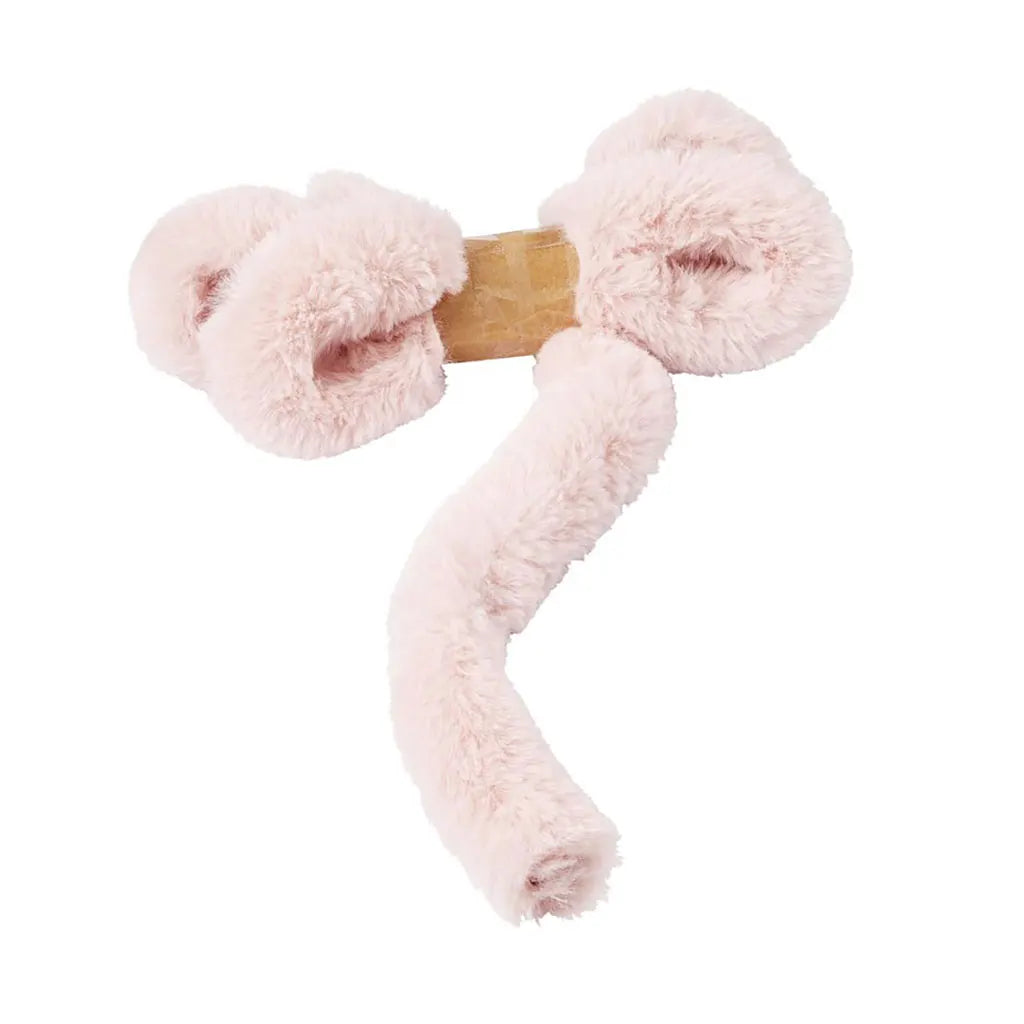 Decorative Artificial Fur 2.5cm x 1m, Powder Rose