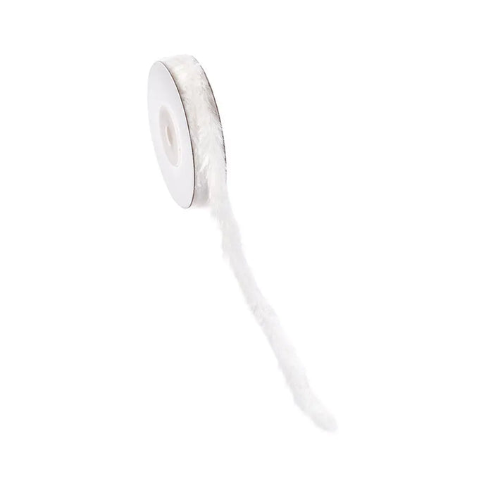 Fur Ribbon 3mm, White