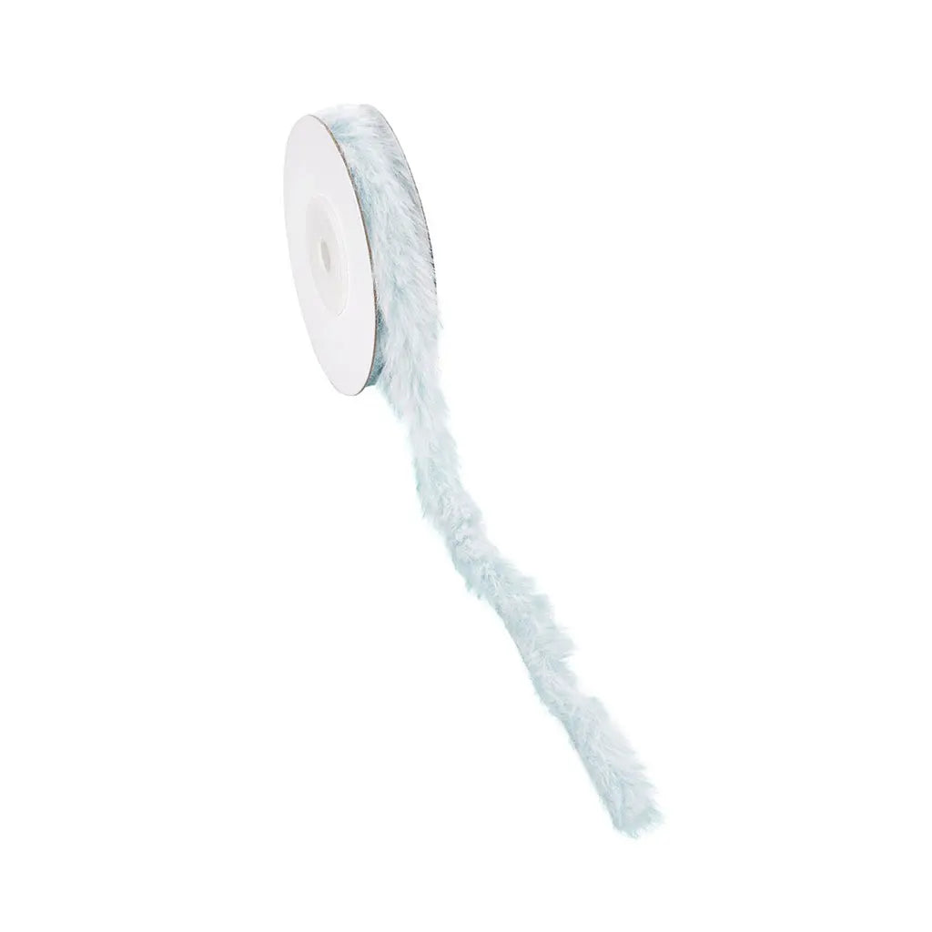 Fur Ribbon 3mm, Light Blue