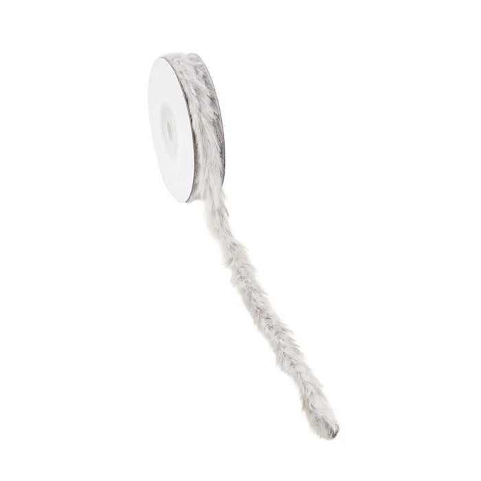 Fur Ribbon 3mm, Light Grey