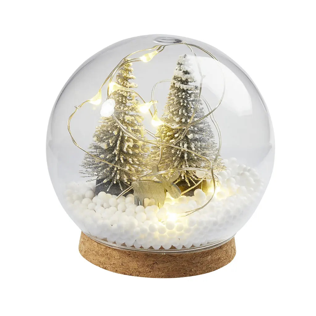 Glass Sphere with Cork Base, 8cm