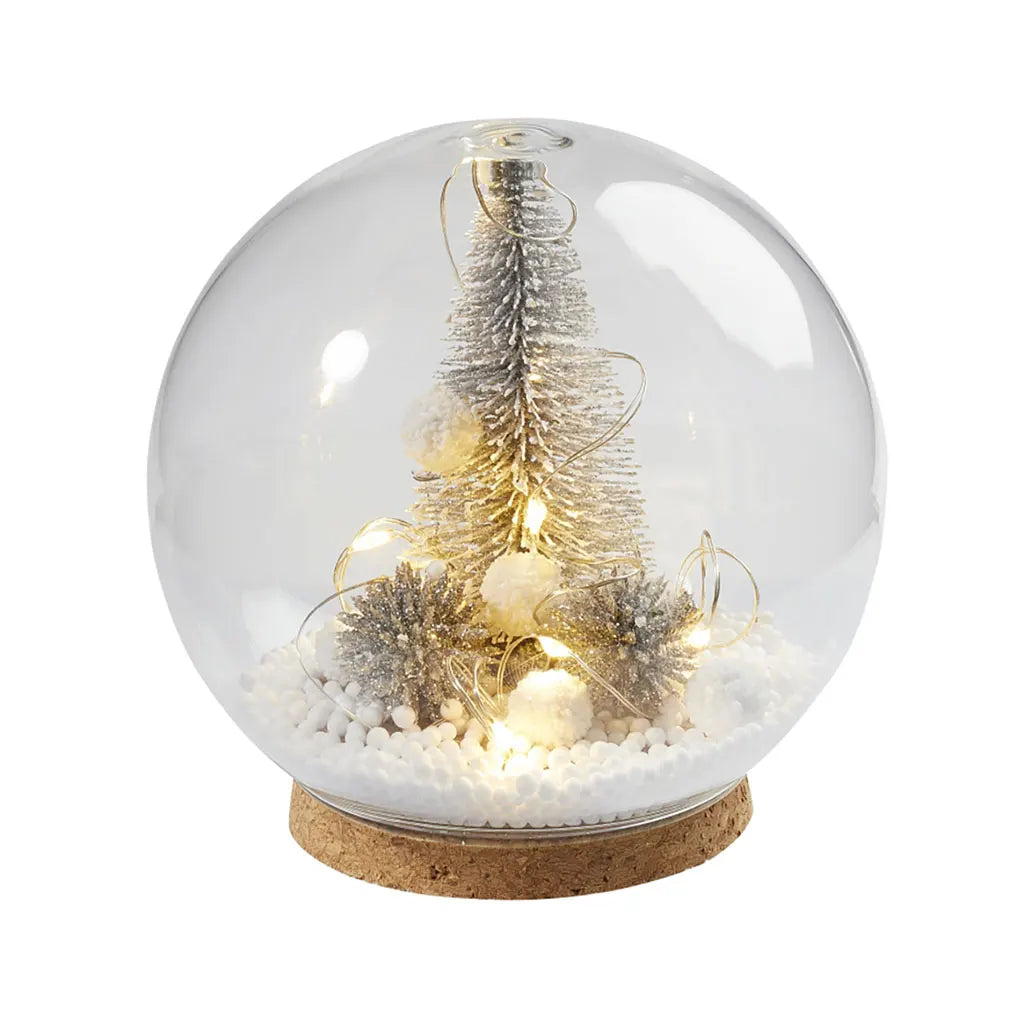 Glass Sphere with Cork Base, 12cm