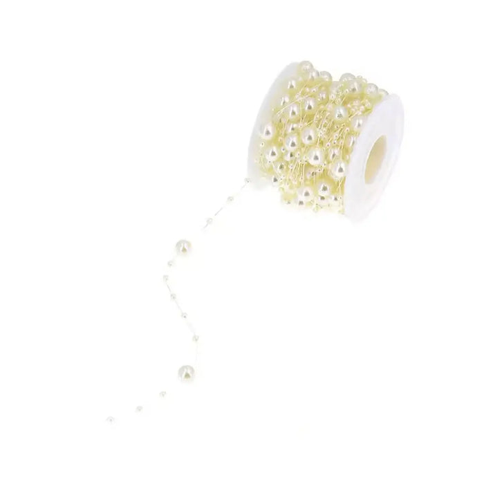 Trendy Chain of Beads, Cream