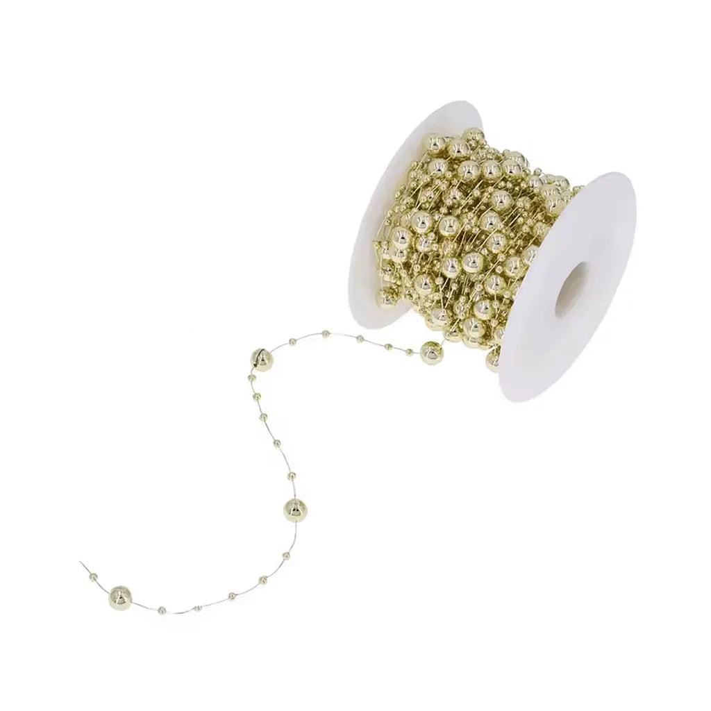 Trendy Chain of Beads, Gold