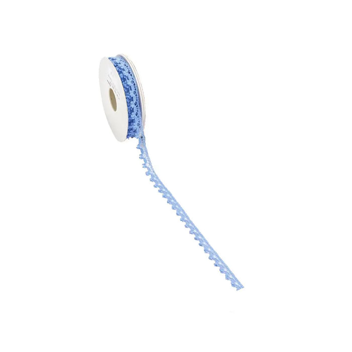 Border Country Ribbon, Jeans Blue, 13mm 100 % Polyester, Sold Per Meter