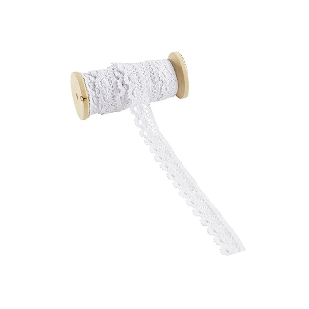 Lace Nivelles, 33mm, White, Sold Per Meter