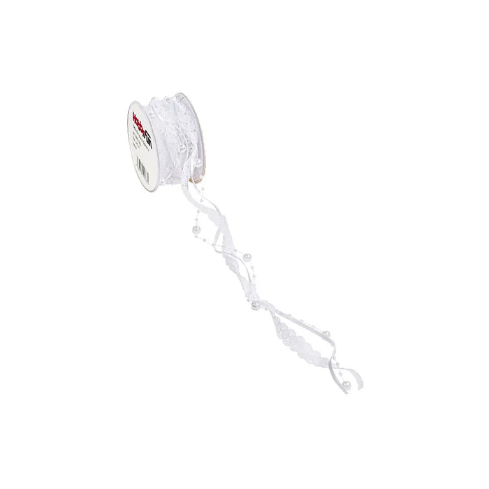 TRENDY Ribbon Lace II, White, Sold Per Meter