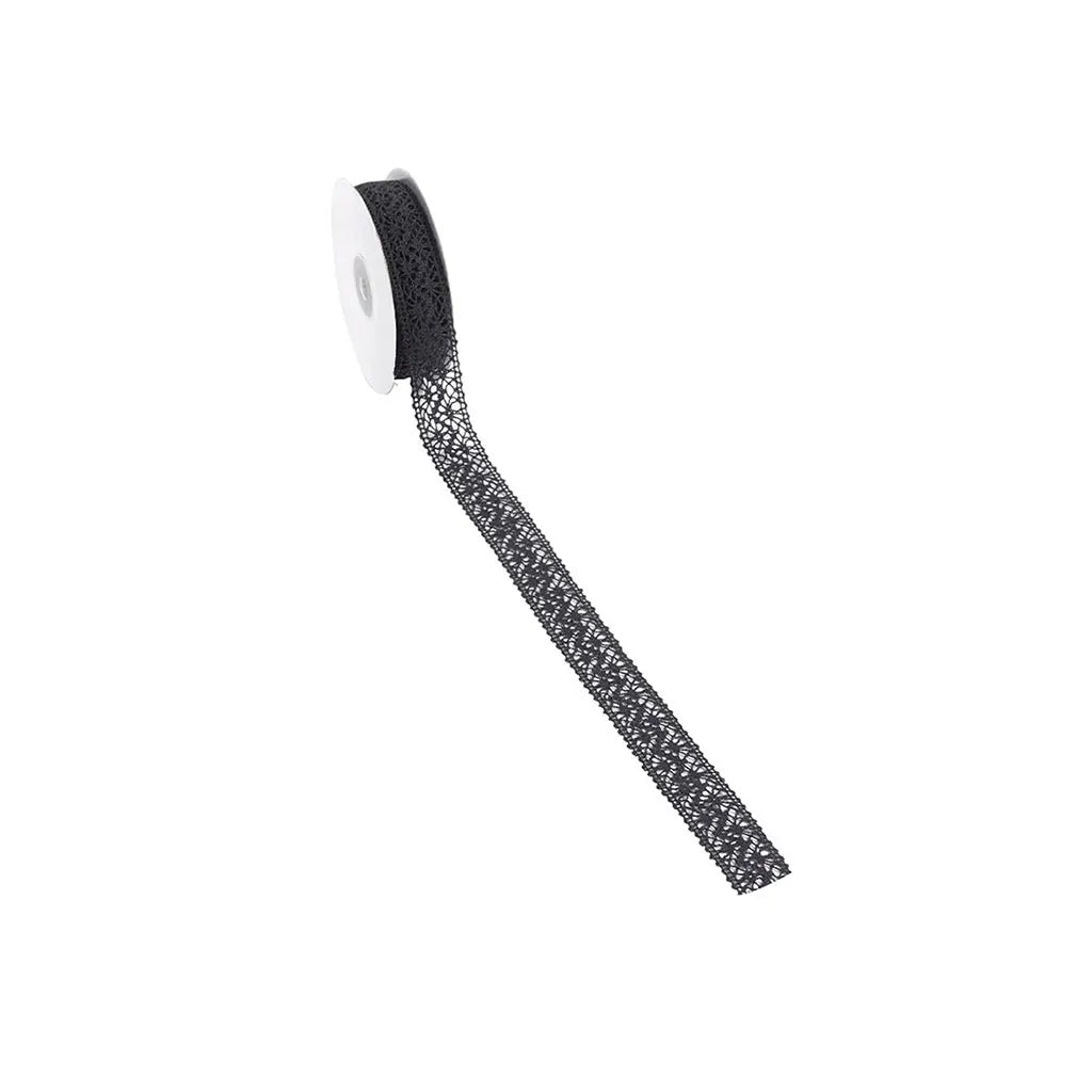 Lace Aalst, 23mm, Black, Sold Per Meter