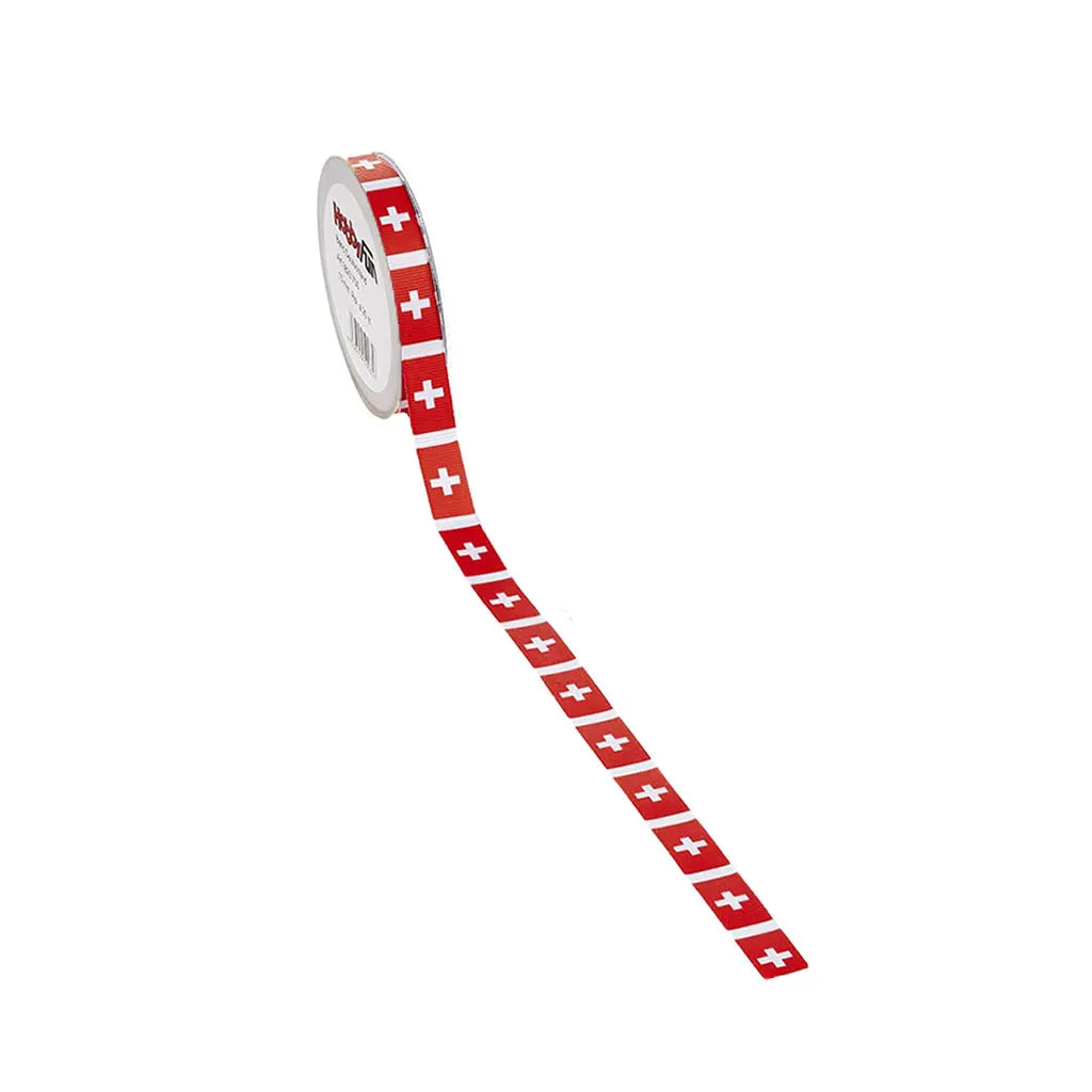 Ribbon Switzerland, 15mm, Sold Per Meter