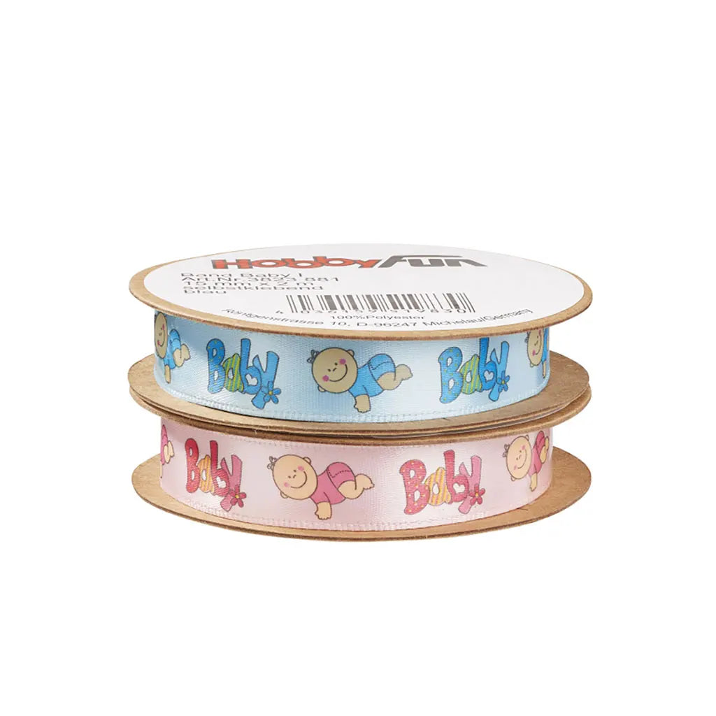Ribbon Baby I Self-Adhesive, 15mm x 2m, Rose