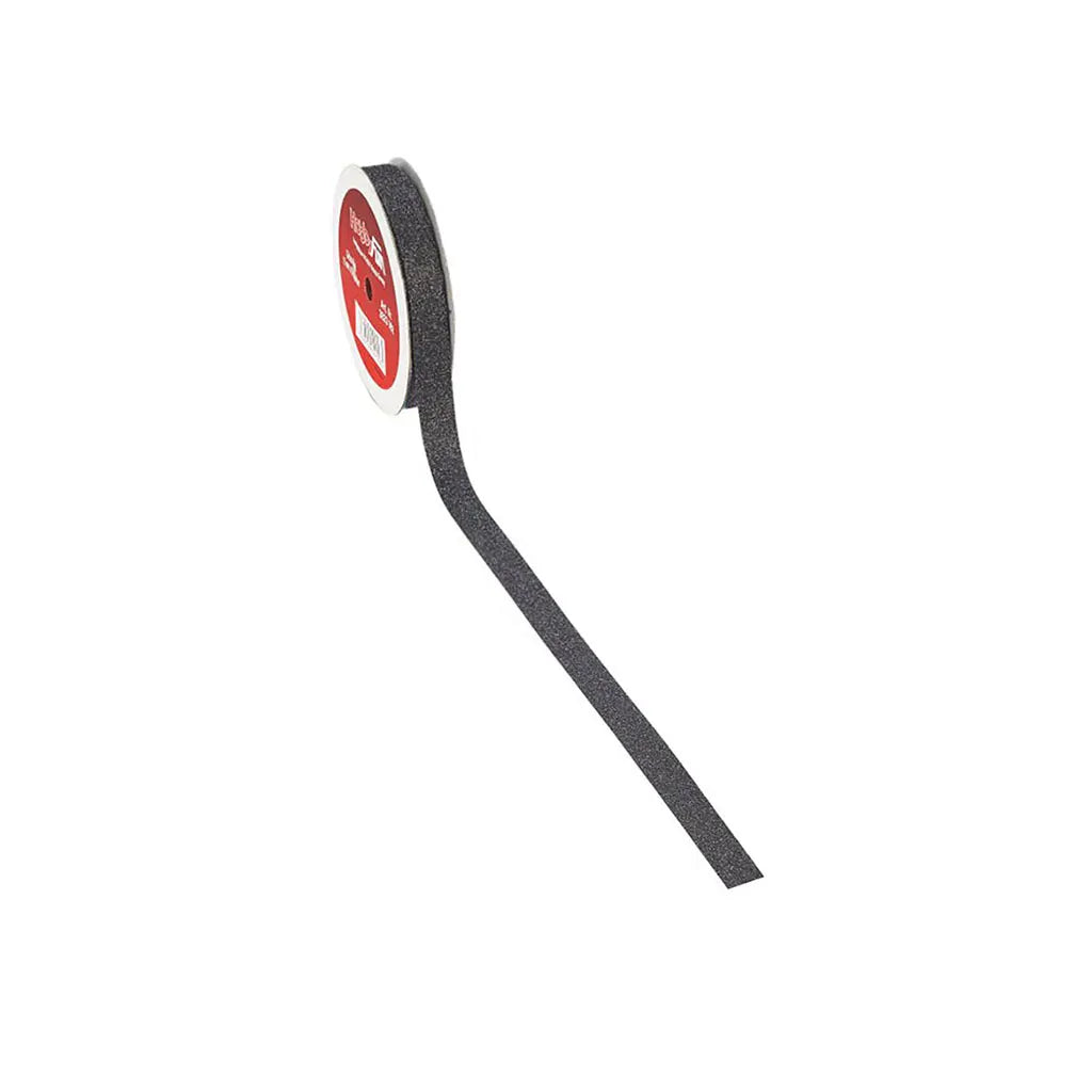 Glitter Ribbon, 15mm, Black, Sold Per Meter