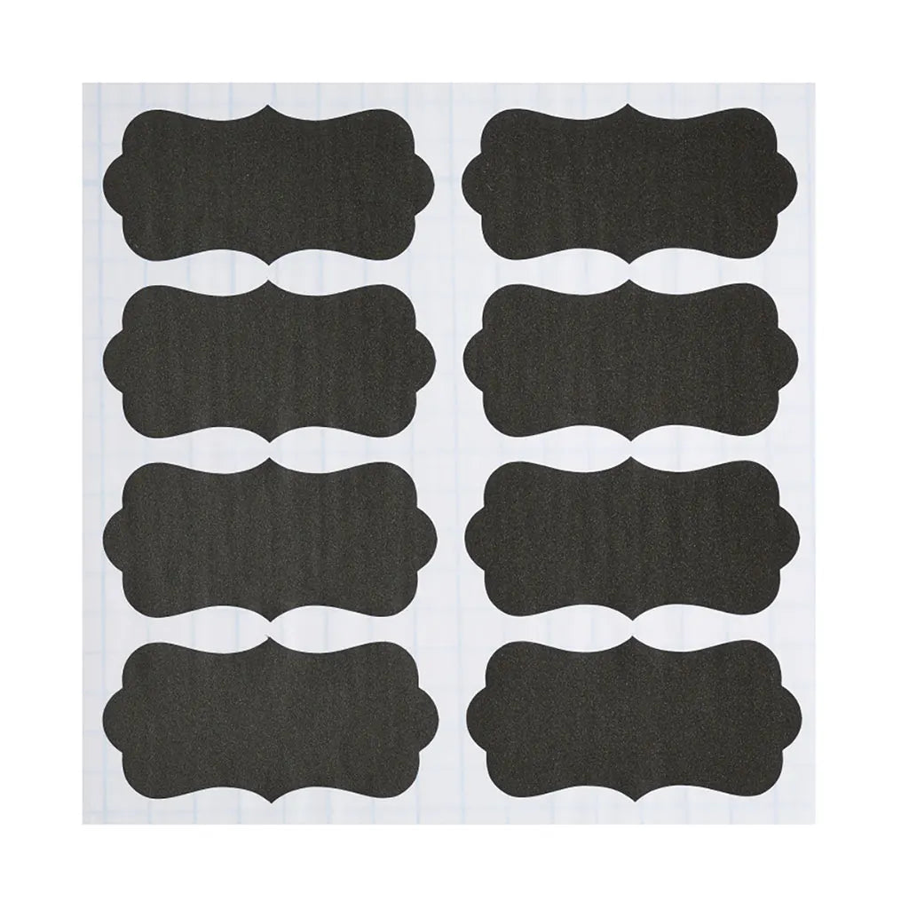 Blackboard Stickers Design, Bag with 3 Sheets