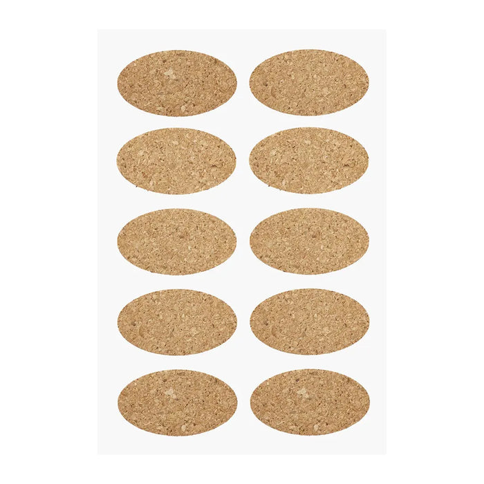 Cork Stickers Oval, 43 x 24mm
