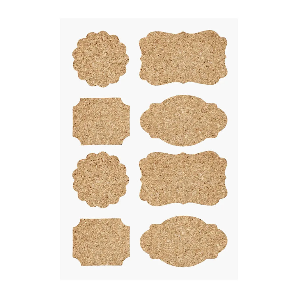 Cork Stickers, Assorted