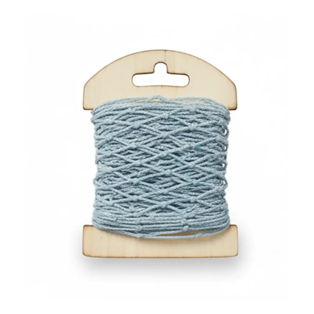 Web Ribbon 13x100cm, Grey-Blue