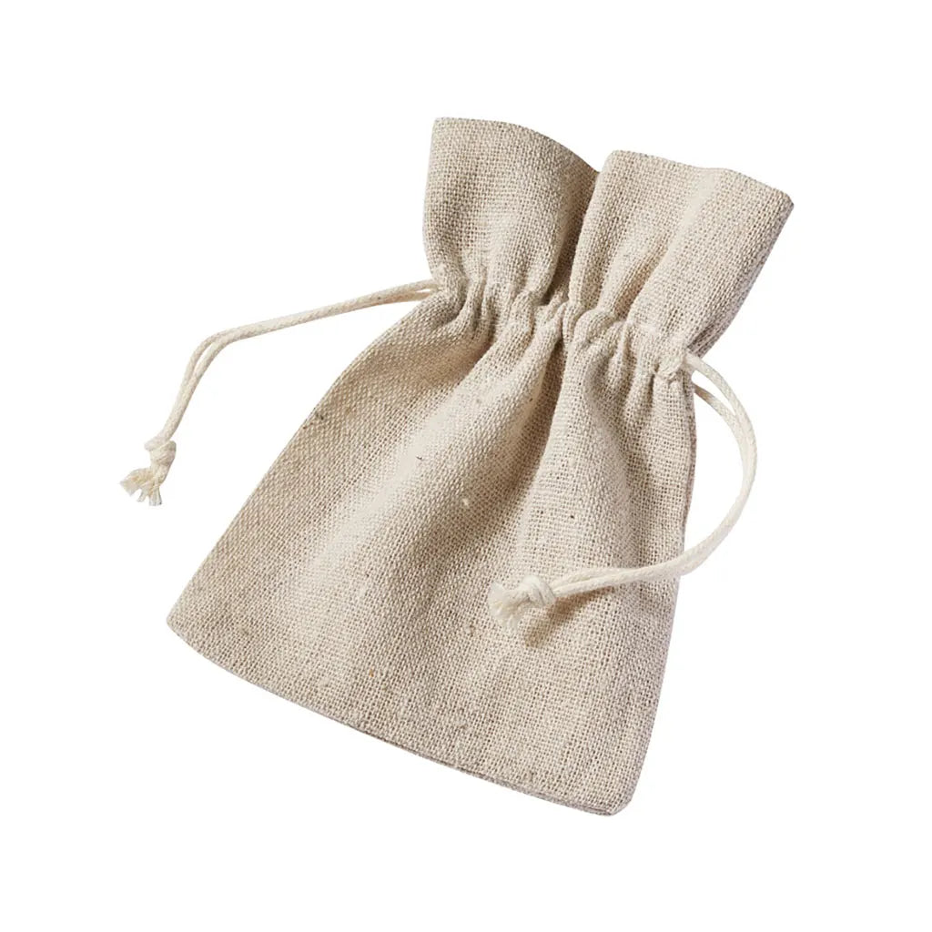 Linen-look, Bags, 13 x 10cm uni, Nature 6pcs