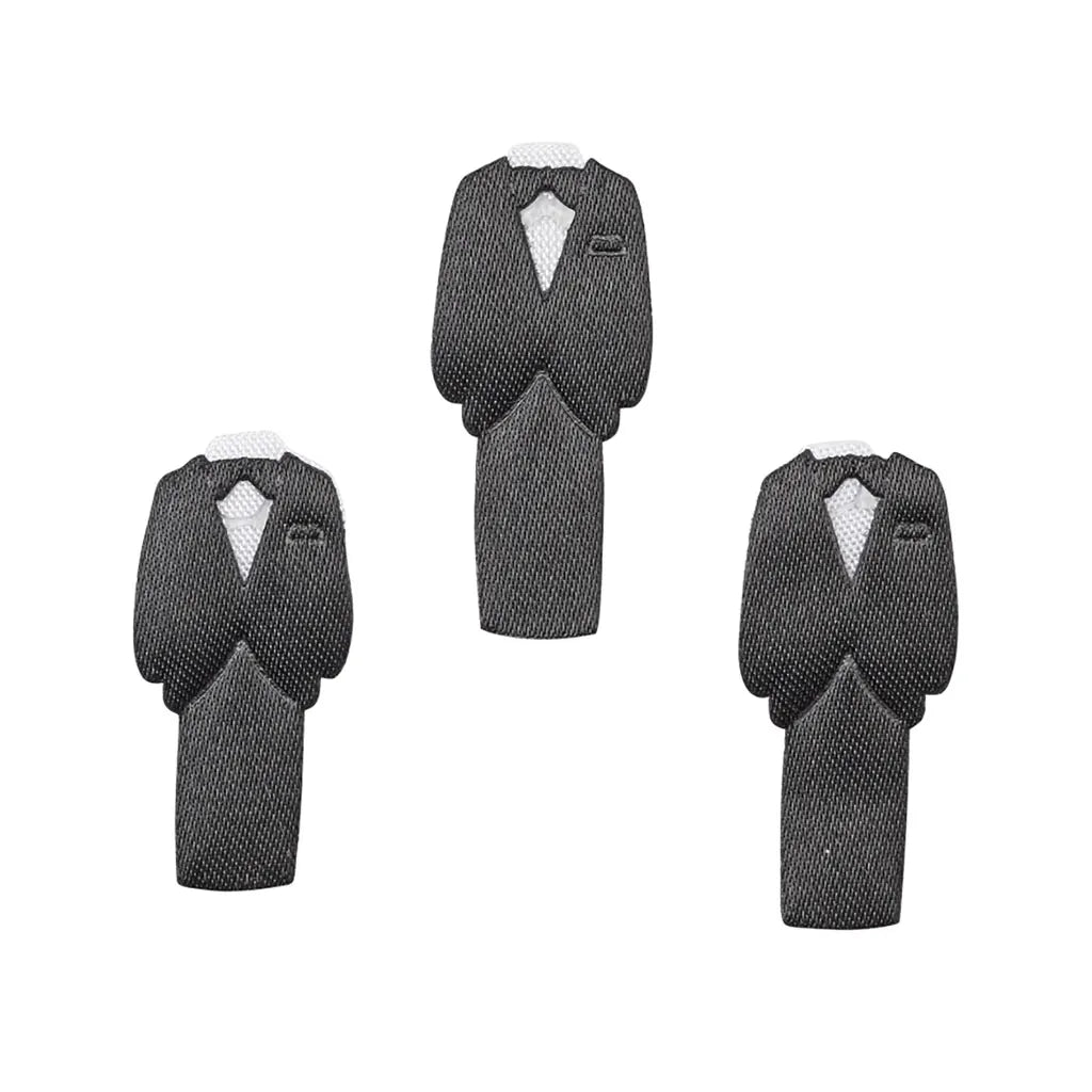 Decoration to Disperse Tuxedo, 3cm, 12pcs