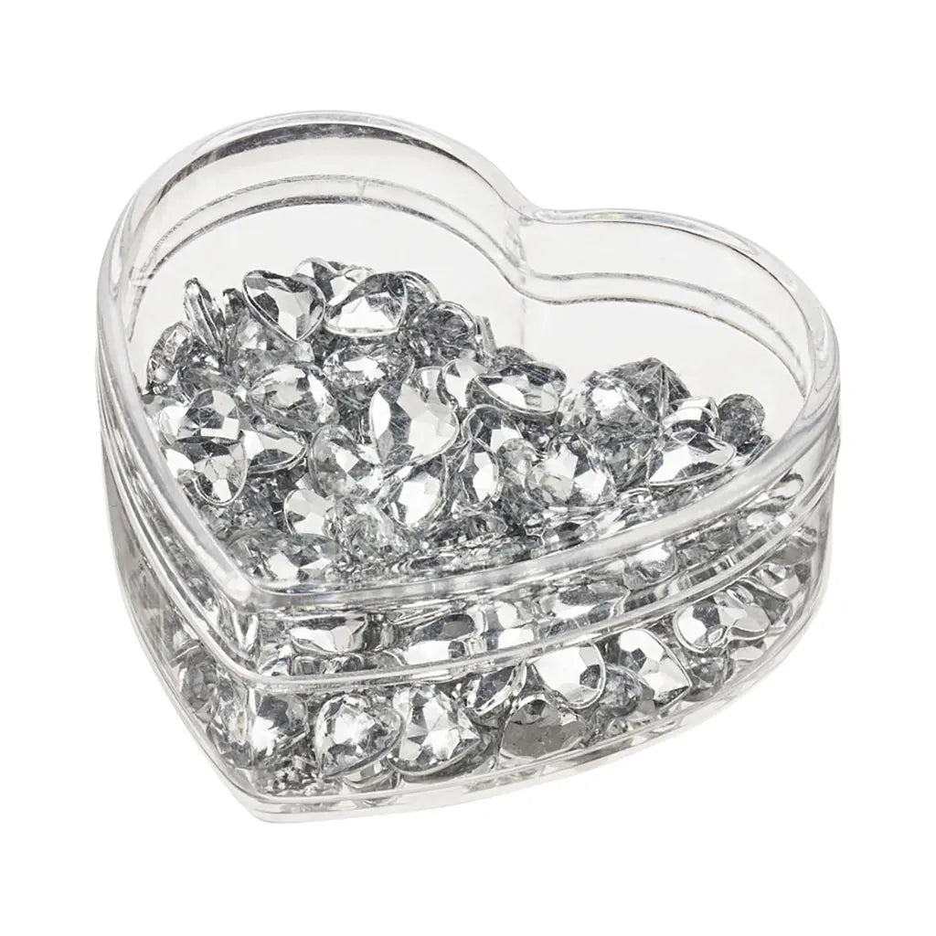 Diamonds to Disperse, Heart, 8mm, Box with 160pcs