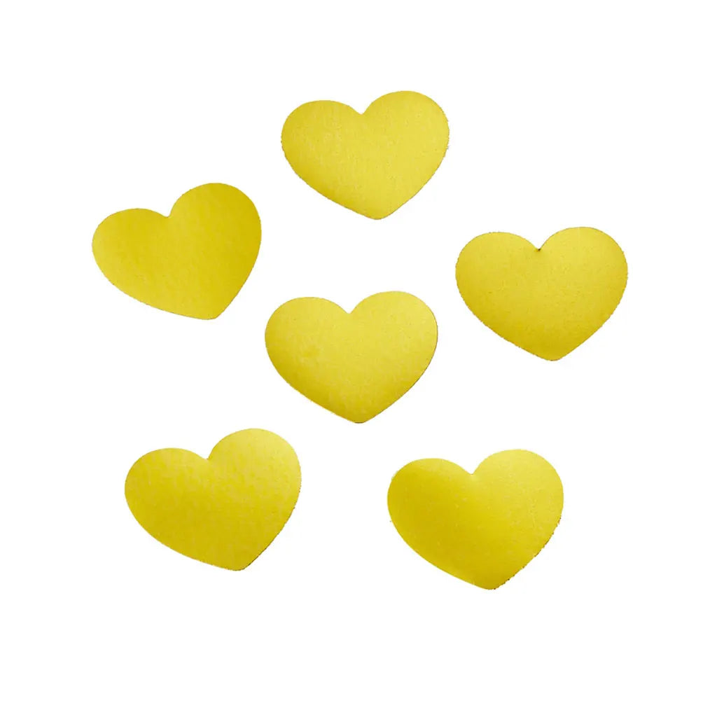 Tinsel Hearts 1.5cm 5g, Gold