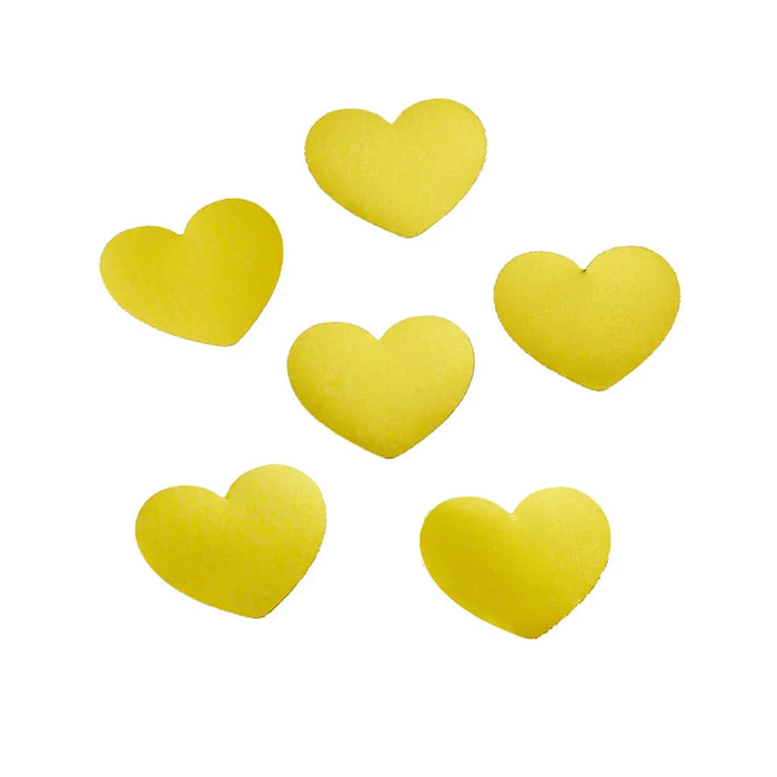 Tinsel Hearts 1.5cm 5g, Gold