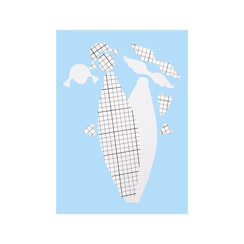 Sticky-Backed STYLO Sheet, White, 600 x 340 x 0.25mm