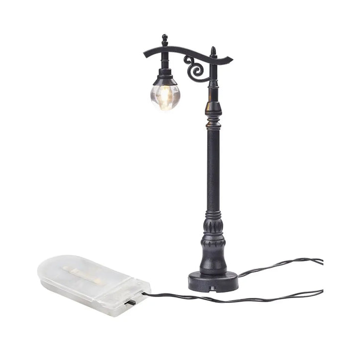 Miniature Lantern Black 10.5cm, with 2 cell Batteries
