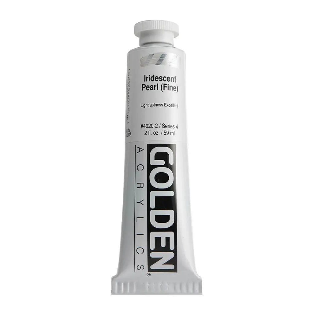 Golden Heavy Body Acrylic 2oz Iridescent Pearl (Fine) S4