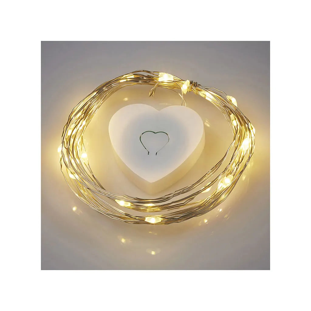 LED Light Wire Warm Light 30 Lamps, 36 Hours