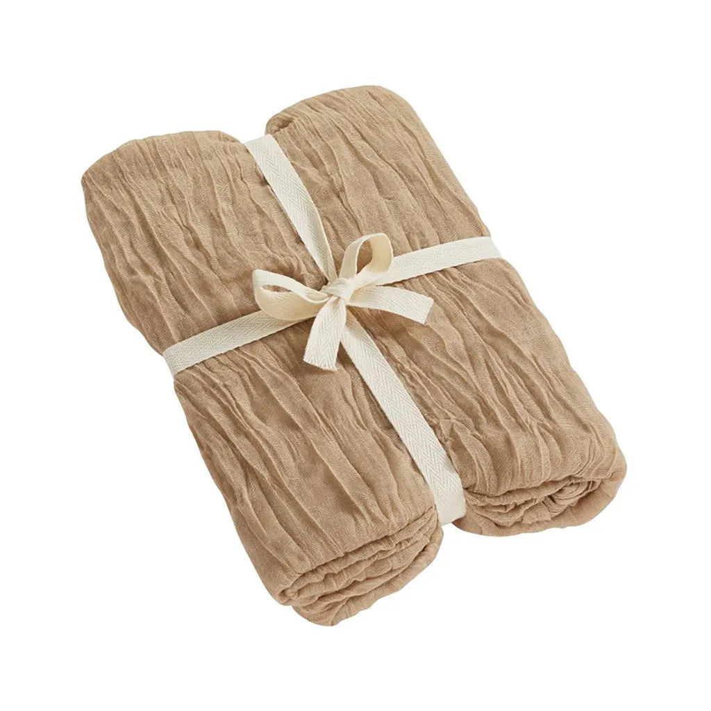 Muslin Fabric, 90 x 300cm, Sand, Polyester