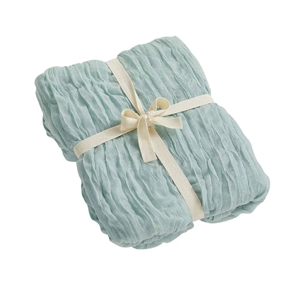 Muslin Fabric, 90 x 300cm, Turquoise, Polyester