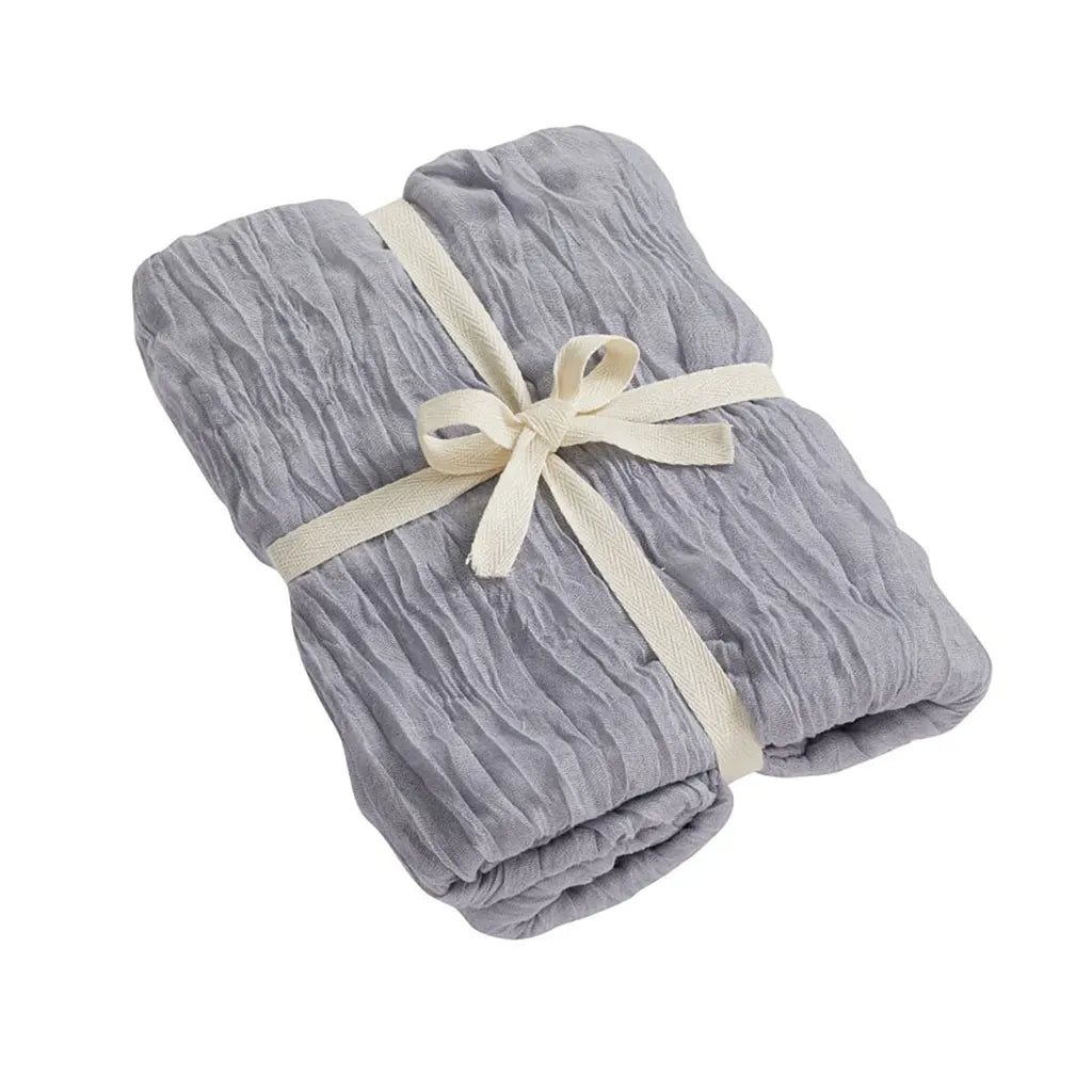 Muslin Fabric, 90 x 300cm, Light Grey, Polyester