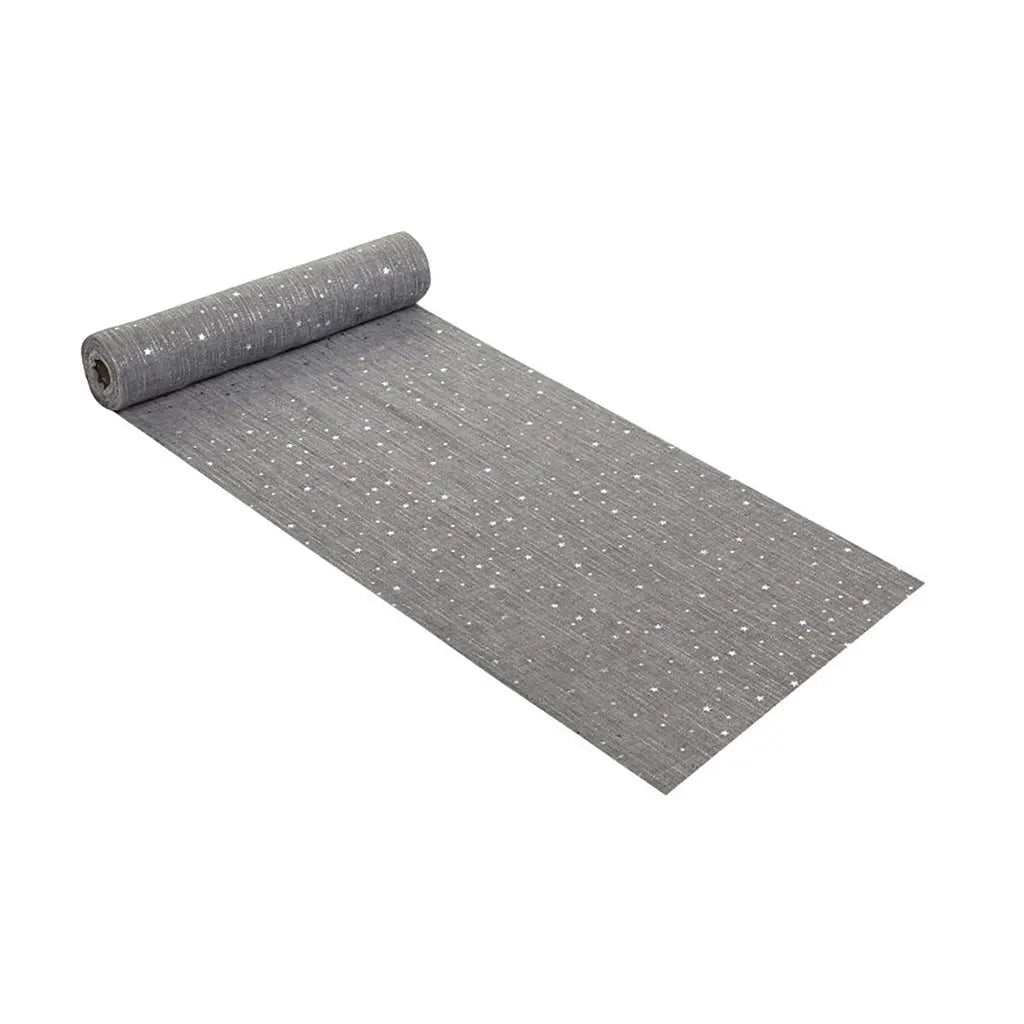 Muslin Fabric Little Stars, 28cm, Cream / Gold, Polyester / Cotton