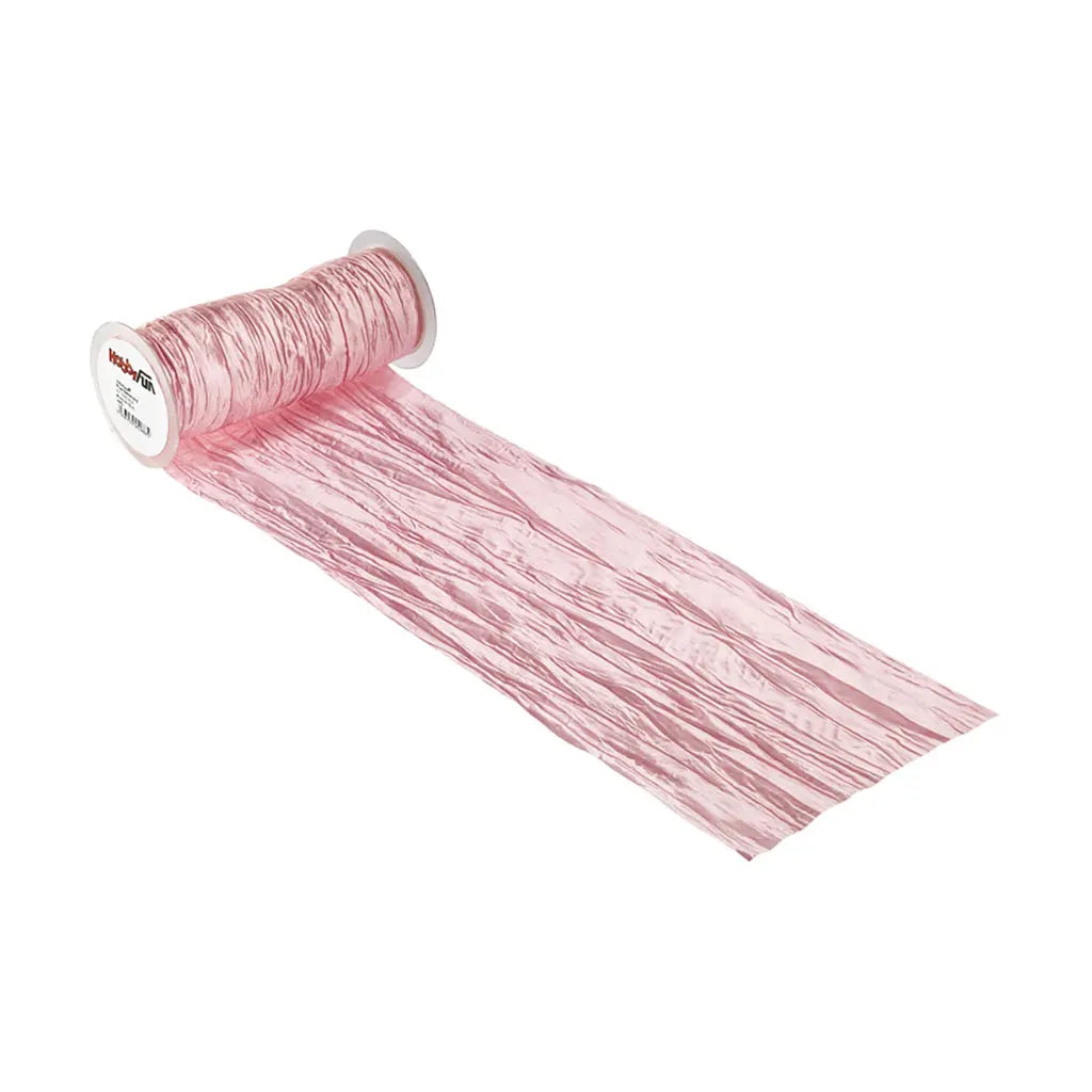 Decorative Ribbon Fripe 20cm, Rose