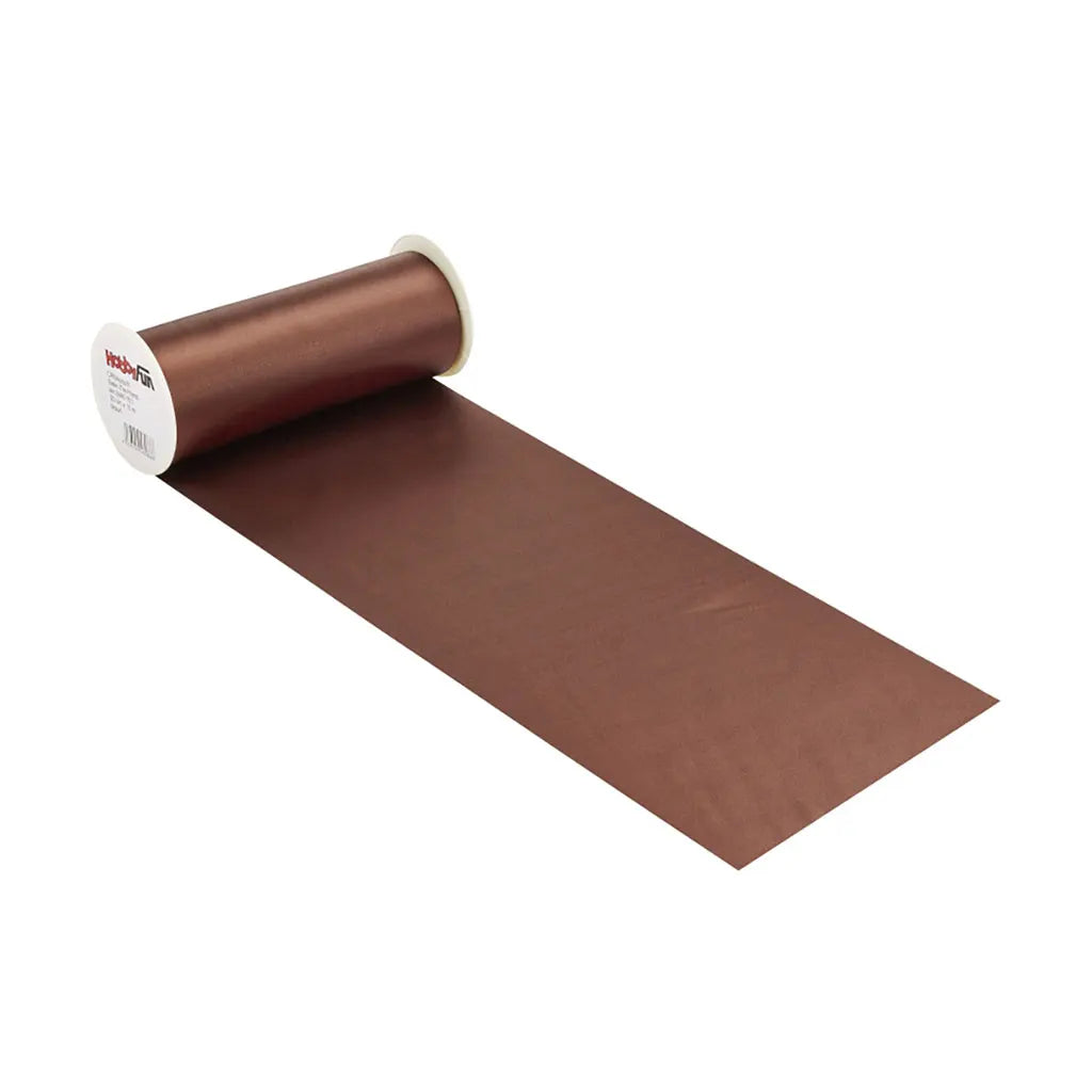 Satin Table Runner 20cm, Brown