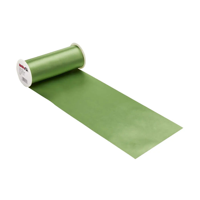 Satin Table Runner 20cm, Green