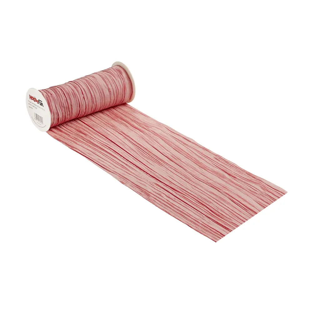Decorative Ribbon Fripe 20cm, Apricot